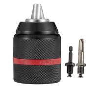 Booso Portabrocas autoajustable multifuncional de cambio rápido, mandril autoajustable 1/2-20UNF, instalación 1-13 mm, multiusos, autoajustable