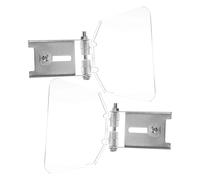 Booso Protector de ojos de banco, 2 piezas de protectores oculares para kit de repuesto para la mayoría de amoladoras de banco