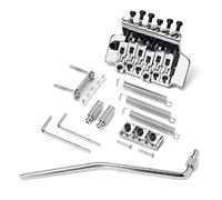 Booso Puente de guitarra eléctrica, accesorio para guitarra eléctrica, de vibrato doble Rocking Bridge Vibrato