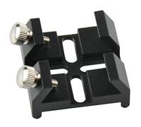 Booso Ranura de de 1 pieza Guía de ranura de búsqueda estelar Base de espejo para buscador de estrellas Accesorios para Telescopio Astronómico Negro