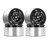 Booso RC Crawler - Ruedas Beadlock de aluminio retro de 1.9 pulgadas para 1/10 TRX4 TRX6 Axial SCX10 II III Redcat Gen 8 7 D90