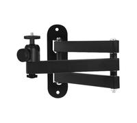 Booso Soporte de pared plegable para proyector giratorio de 360° para mini proyector, brazos dobles, 40 cm, soporta hasta 2 kg