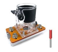 Booso Soporte de ranura 2 en 1 para carpintería, base guía de ranura para muebles, conector oculto y hebilla