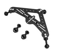 Booso Soporte de Rotación/Inclinación de Patas Base para Soporte de Luz Fotográfica Subacuática para Cámara Réflex