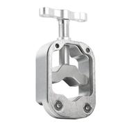 Booso Soporte para tubo de corte de horquilla de bicicleta, herramienta de reparación de bicicletas, color plateado