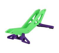 Booso Soporte universal para bicicleta de suelo, ajustable, estante de exhibición de bicicletas para interiores y exteriores, color verde +