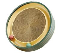 Booso Tabla Rascadora para Gatos, Cama para Gatos, Juguete Redondo Resistente Al Desgaste, Plataforma Giratoria para Gatos, Suministros para Gatos C