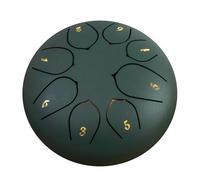 Booso Tambor de Seis Pulgadas y Ocho Tonos, Instrumento de Curación con Sonido Agradable, Tambor de Mano para Niños, Tambor para Olvidar las Preocupaciones