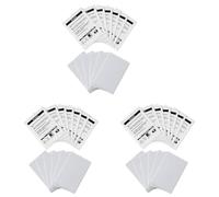 Booso Tarjetas de limpieza CR80, limpiador de lector de tarjetas de doble cara, tarjetas de limpieza de terminales de deslizamiento POS, limpiador de chips de tarjetas CR80 (30 unidades)