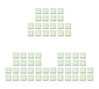 Booso Teclado mecánico de perfil XDA de 60 teclas PBT 1U 1X con impresión de bola, teclas personalizadas en blanco, interruptores Mx, altura XDA, F