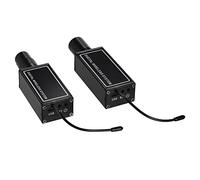 Booso UR-4 - de micrófono inalámbrico digital profesional, receptor de micrófono, transmisor con transmisor XLR, color negro