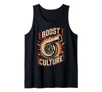 Boost Culture Car Turbo Tuning JDM Lifestyle Streetwear Camiseta sin Mangas