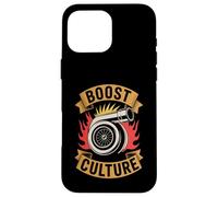 Boost Culture Car Turbo Tuning JDM Lifestyle Streetwear Carcasa para iPhone 16 Pro Max