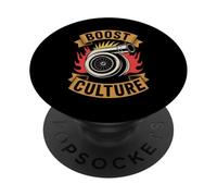 Boost Culture Car Turbo Tuning JDM Lifestyle Streetwear PopSockets PopGrip Adhesivo