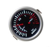 Boost Gauge, 5.1 cm 52mm LED Pointer Turbo Kit, -1 a 2 Bar Reading, Clear Display for Driving, Fit for 12V Modified Cars