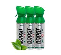 Boost Oxygen - Botella de Oxígeno Portátil - Lata de Oxigeno 95% Puro y Natural - Concentración, Recuperación, Energía, Estado de Ánimo, Mediano - 15L, 3x5L (3x Envases - 300 Inhalaciones) - Natural