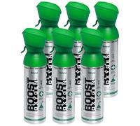 Boost Oxygen Cilindro de oxígeno portátil con 95% de oxígeno, bote de oxígeno de 30 L, 6 x 5 L con máscara de oxígeno para más de 600 inhalaciones, lata de oxígeno portátil, oxígeno para uso doméstico