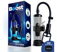 Boost Pumps Bomba Manual para el Pene con Accesorio de Vibración PSX06 280 g