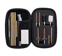BOOSTEADY 7.62MM Limpieza Kit Pro .223/5.56 Rifle Pistola Limpieza Kit con Cepillos de Chamber Metal Kit Barra de Limpieza de Latón en Bolsa de Organizar Estuche, Caza Accesorios