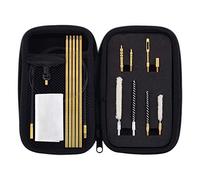 BOOSTEADY Gun Cleaning Kit 177 Cal & .22 Cal Kit de Limpieza para Escopeta Pistola de Balines Carabina pcp con Algodón Mop Varilla de Latón Cepillos de Nylon en Compacto Estuche