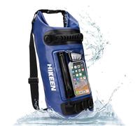 BOOSTEADY IPX7 Impermeable Bolsa Seca 10L - Impermeable Zip Pantalla Táctil Teléfono Caso Mantiene Gear Seco, Ligero Roll Top Seco Mochila para Kayak Boating Camping Playa Rafting con 3 D- Anillos