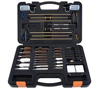 BOOSTEADY Kit de Limpieza Universal de Pistolas, Kit de Limpieza de Pistola de Escopeta con Estuche de Transporte Ligero y Organizado, Suministros de Limpieza de Pistolas, Botellas