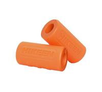 BOOSTEADY Mangos de Silicona para Mancuernas, 2 Unidades para Bíceps, Tríceps y Antebrazos para Entrenamiento de Brazos, Gimnasio en Casa, Color Naranja