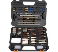 BOOSTEADY Pro Kit de limpieza para pistola, kit de limpieza de armamento universal, kit de limpieza para armas de puño y escopeta con cepillos de latón, mapas, puntas y varillas reforzadas