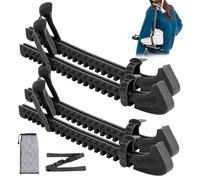 BOOSTEADY Protector de Patines de Hielo, Protector de Cuchilla Ajustable Protector de Cuchilla para Patines de Hockey sobre Hielo, Protectoras para Patines de Hielo, 2 Pares, Negro