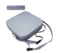 Booster Cushion, Kids Chair Riser, Height Increasing Seat Pad, Adjustable Support System, Safety Backing Feature, Convenient for Kitchens, Restaurants, Dining and Barbershops