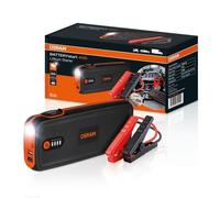 OSRAM BATTERYstart 400, arrancador de Litio de 16.800 mAh para vehículos con un Motor de Gasolina de hasta 8l y un Motor Diesel de 4l