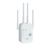 Booster de Internet, repetidor inalámbrico 1,2 Gbps de Refuerzo de señal de | Enrutador de red de 4 puertos con puerto Gigabit Ethernet, banda doble 5GHz/2.4GHz para el hogar
