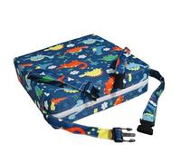 Booster Seat, Chair Pad, Adjustable Washable Heightening Cushion Comfortable Dining Support, Portable Thick Seating Mat, Kids Riser for Dining Table Use, 12.99x12.99x3.15 Inches