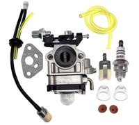 BOOSTI Carburador con junta juego de bujías para soplador de hojas Fuxtec FX-LB 126 / FX-LBS 126 / FX-LB 133T