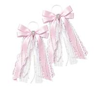 Boot Charms - Cowgirl Bow Decor Western Shoe Accessory Polyester Set