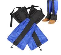 Boot Gaiters - Outdoor Leg, Breathable Sand Proof Covers with Secure Hook and Loop Fastener, Adjustable Elastic Drawstring Top, Ideal for Beach Training Yard Lawn or Workplace Maintenance