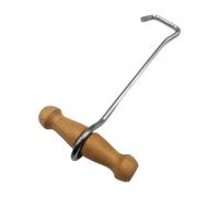 Boot Hooks - Long-Handled Cowboy Boot Pullers with Wooden Grip, Non-Slip Comfortable Hooks for Cowboy Boots, Horseshoe Care, Seam Cleaning, Walking, Men, Women, Family, and Friends