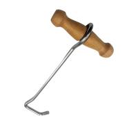 Boot Hooks, Wooden Handle Cowboy Boot Puller Tool, No Slip Cómodo Grip Footwear Assistant, Easy on Aid for Seniors, Men, Mujer, Equestrian, Ranch, Outdoor Use