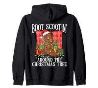 Boot Scootin' Funny Cowgirl Christmas Country Western Sudadera con Capucha