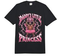 Bootleg de Daddy'S Little Princess Muscle Dad Gym Comfort Colors Adult Heavyweight T-Shirt