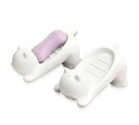 Bootoow - Jabonera con desagüe para baño, 2 unidades, con desagüe, jabonera, jabón de viaje, jabonera, jabonera, jabonera, jabonera, jabonera, jaboneras para la ducha en el baño, gatitos