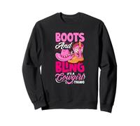 Boots and Bling: es Cosa de Vaqueras Sudadera