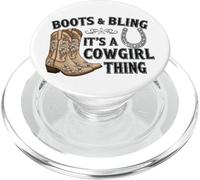 Boots and Bling Es una Cosa de Vaquera PopSockets PopGrip para MagSafe