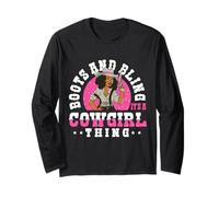 Boots and Bling It’s a Cowgirl Thing Rodeo Gift Manga Larga