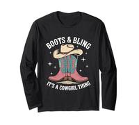 Boots and Bling It's A Cowgirl Thing Rodeo Manga Larga