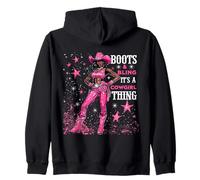 Boots and Bling It's Cowgirl Thing, orgullo del mes de la historia negra Sudadera con Capucha