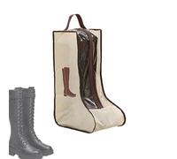 Boots Bag, Dust-Proof Tall Boot, Carry Shoe Bag, PVC + material no tejido, pantalones cortos y largos con mango, perfecto para viajes y wardrobe Storage of Men's & Women's Boots, marrón, Se référer au