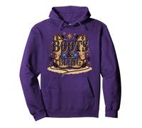 Boots & Bling Cowgirl Western Country Boots para Mujer Sudadera con Capucha, Unisex para Adultos, Morado, XL