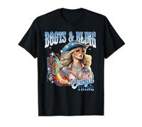 Boots & Bling Es cosa de vaqueras para Cowgirl Rodeo Western Camiseta