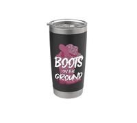 Boots on the ground. Linedance Vaso térmico de acero inoxidable de doble pared